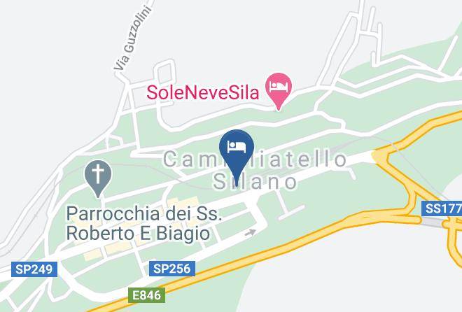 Cosenza - Albergo Ristorante Aquila & Edelweiss Maps