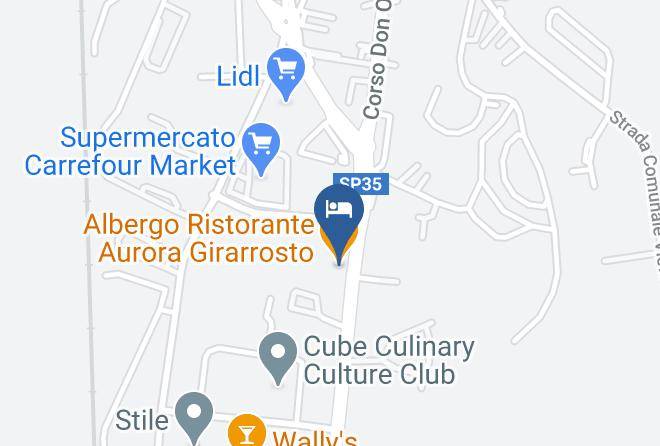 Alessandria - Albergo Ristorante Aurora Girarrosto Maps