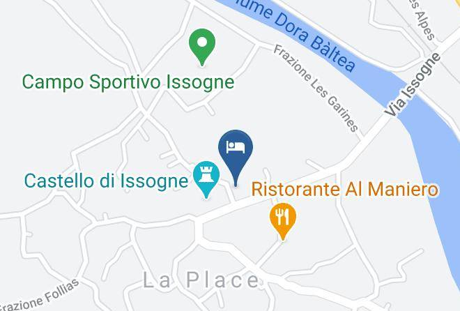 Aosta - Albergo Ristorante Bar Brenve Maps