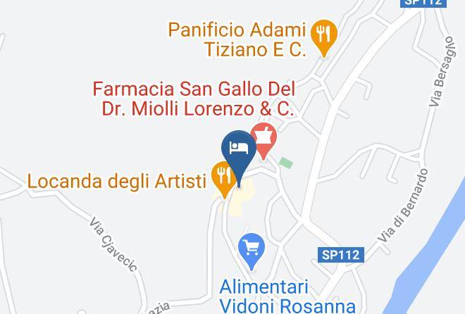 Udine - Albergo Ristorante Bar Leon Bianco Maps