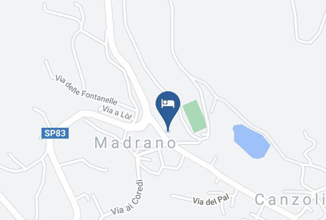 Trento - Albergo Ristorante Bar Madrano Maps