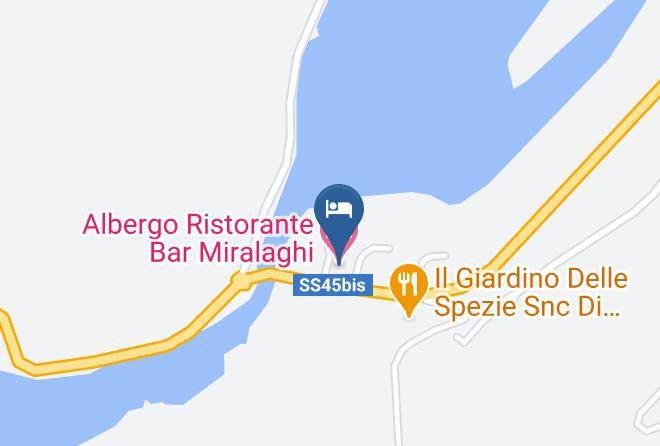 Trento - Albergo Ristorante Bar Miralaghi Maps