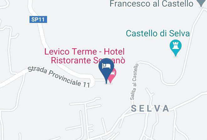 Albergo Ristorante Bar Scarano' Map