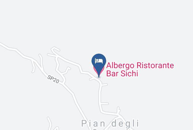 Pistoia - Albergo Ristorante Bar Sichi Maps