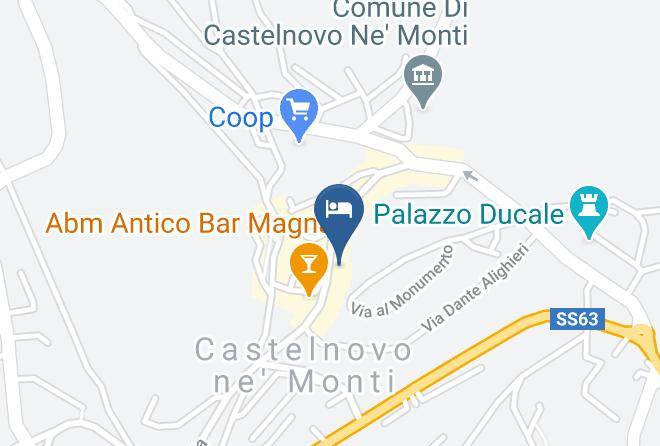 Reggio Emilia - Albergo Ristorante Bismantova Maps