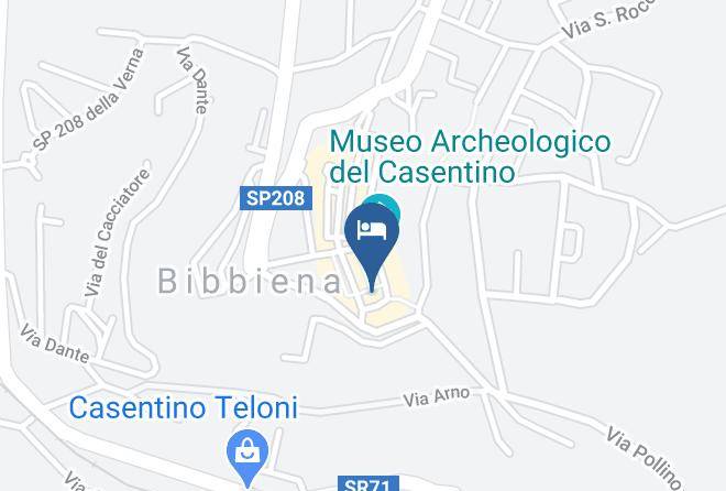 Arezzo - Albergo Ristorante Brogi Di Garbuglia Mario Maps