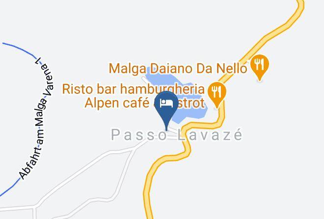 Trento - Albergo Ristorante Bucaneve Passo Lavaze' Maps