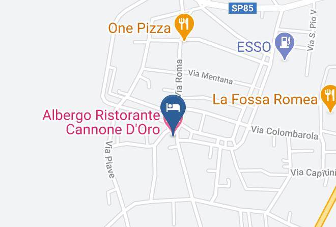 Alessandria - Albergo Ristorante Cannone D'oro Maps