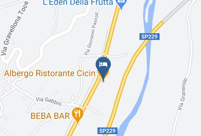 Verbano Cusio Ossola - Albergo Ristorante Cicin Maps
