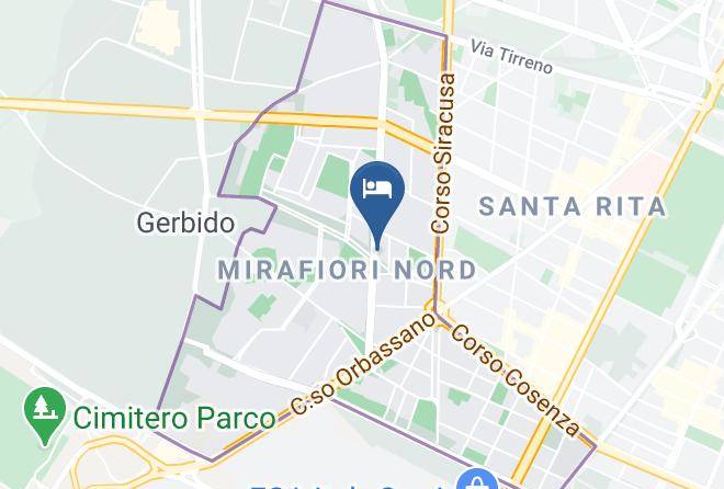 Turin - Albergo Ristorante Citta Giardino Maps