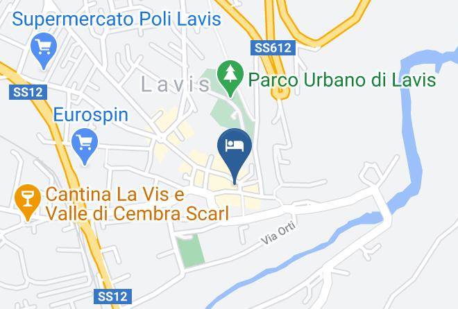 Trento - Albergo Ristorante Corona Maps