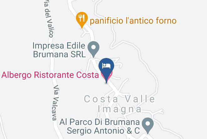 Bergamo - Albergo Ristorante Costa Maps