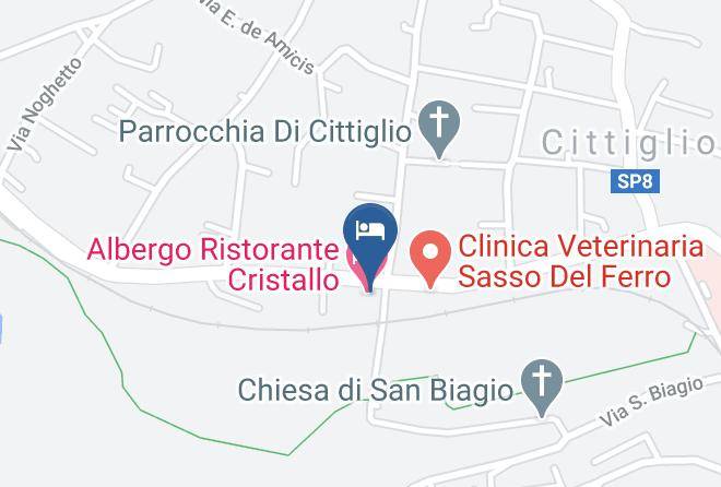 Albergo Ristorante Cristallo Map