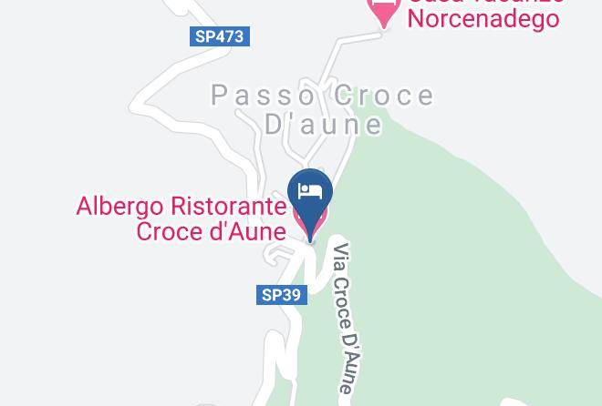 Belluno - Albergo Ristorante Croce D'aune Maps
