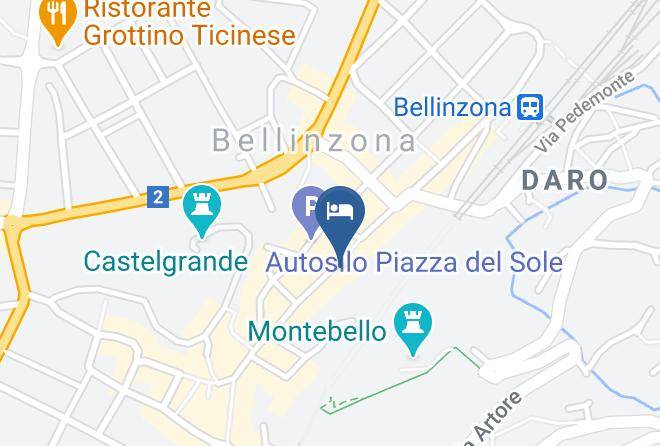 Bellinzona - Albergo Ristorante Croce Federale Maps