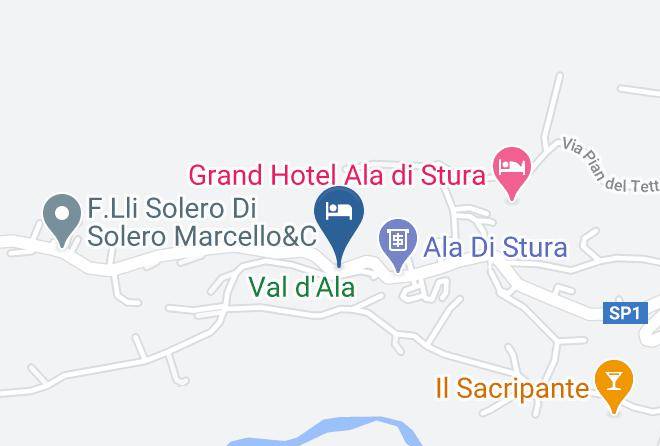 Turin - Albergo Ristorante D'ala Da Silla Di Domenica De Stefanis Maps