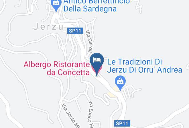 Nuoro - Albergo Ristorante Da Concetta Maps