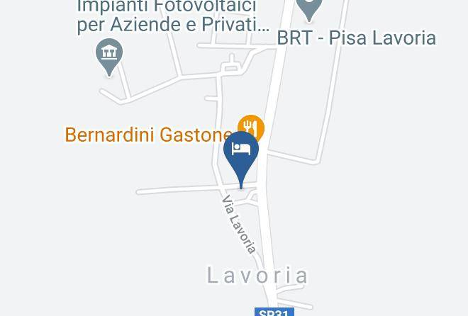 Pisa - Albergo Ristorante Da Ivo Maps