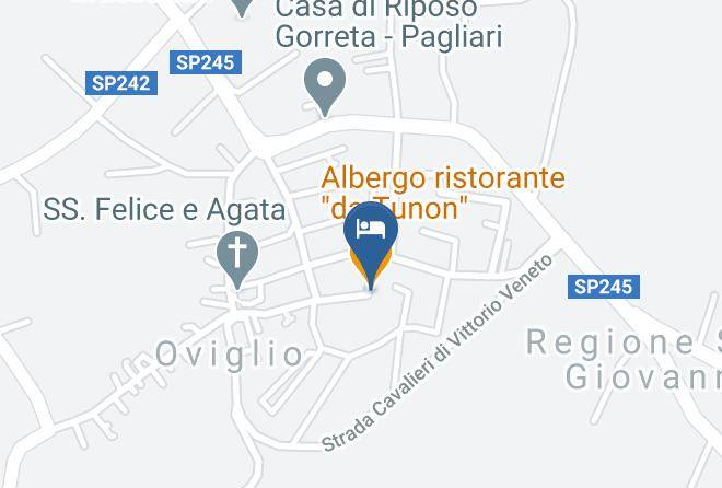 Alessandria - Albergo Ristorante Da Tunon Maps