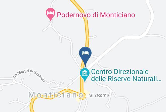 Siena - Albergo Ristorante Da Vestro Maps