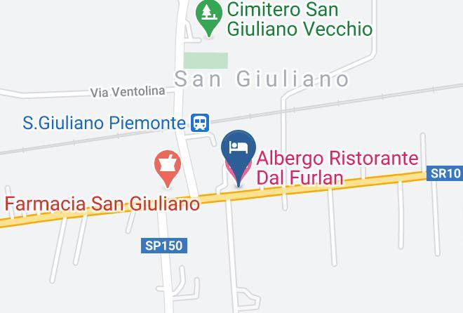 Alessandria - Albergo Ristorante Dal Furlan Maps
