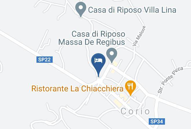 Turin - Albergo Ristorante Del Gallo Maps