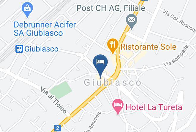 Bellinzona - Albergo Ristorante Del Moro Maps