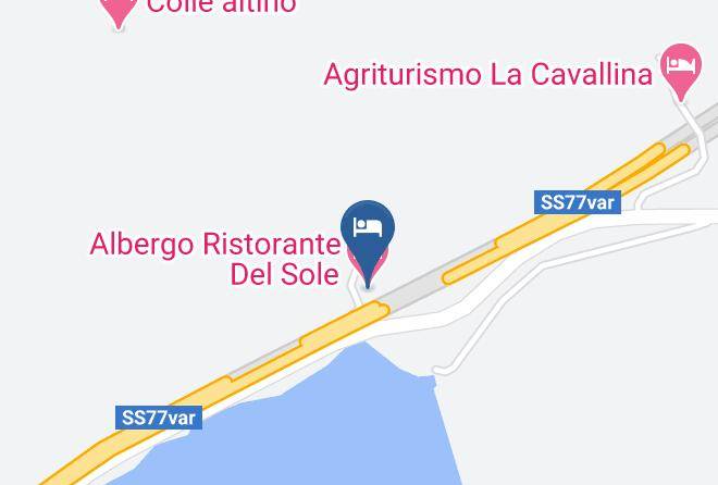 Macerata - Albergo Ristorante Del Sole Maps