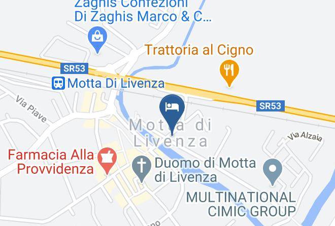 Treviso - Albergo Ristorante Disaro Maps