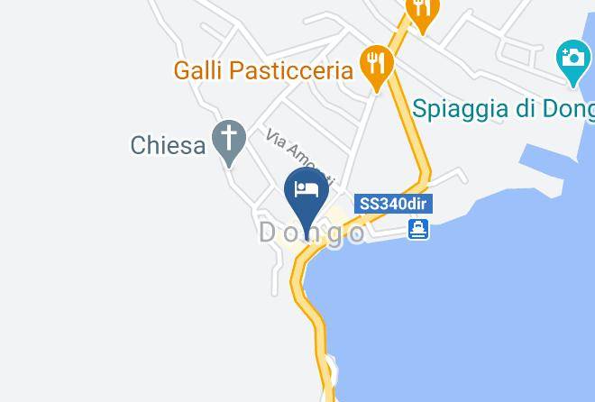 Como - Albergo Ristorante Dongo Maps