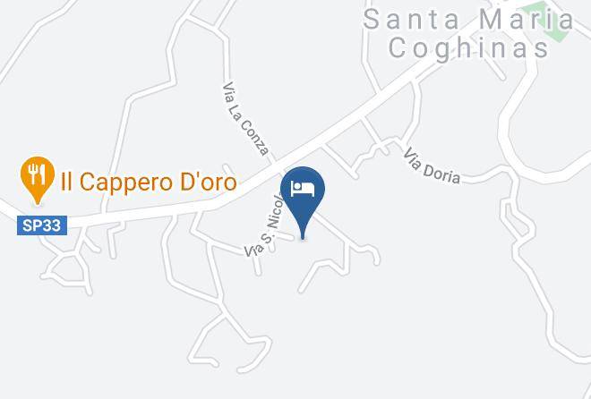 Sassari - Albergo Ristorante Doria Maps