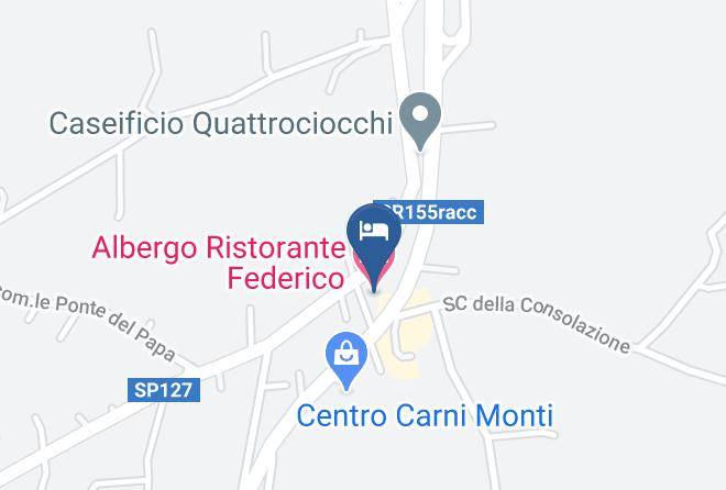 Frosinone - Albergo Ristorante Federico Maps