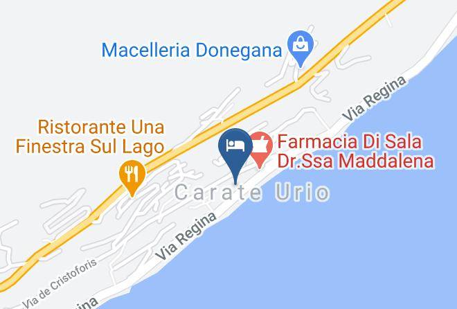 Como - Albergo Ristorante Fioroni Maps