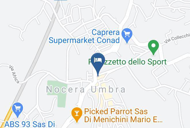 Perugia - Albergo Ristorante Flaminio Maps