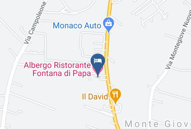 Rome - Albergo Ristorante Fontana Di Papa Maps