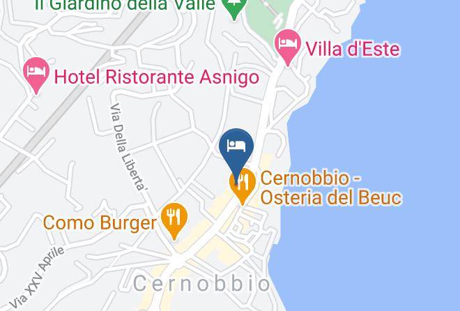 Como - Albergo Ristorante Giardino Maps