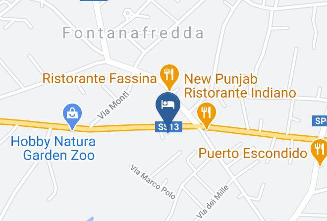 Pordenone - Albergo Ristorante Gigi Maps