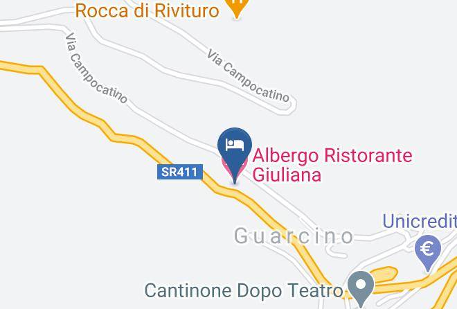 Frosinone - Albergo Ristorante Giuliana Maps