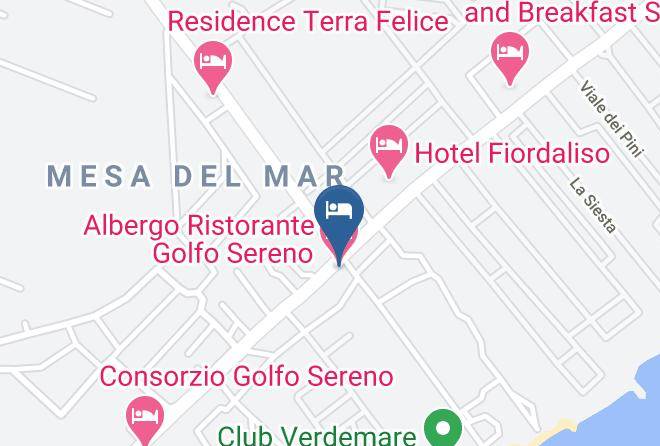 Latina - Albergo Ristorante Golfo Sereno Maps