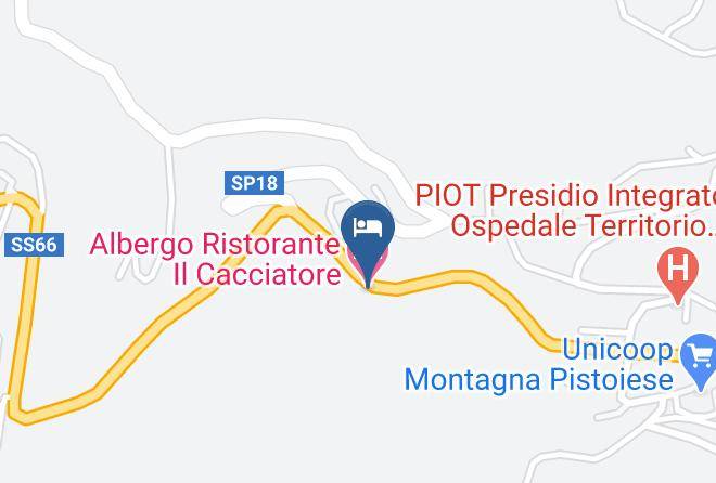 Pistoia - Albergo Ristorante Il Cacciatore Maps