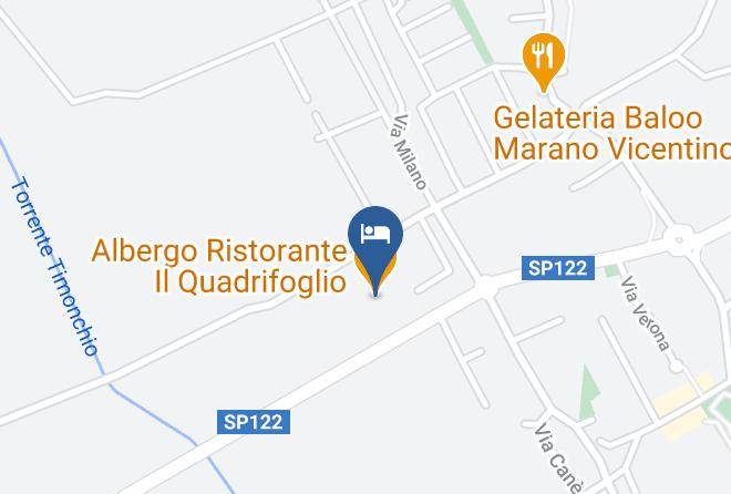 Albergo Ristorante Il Quadrifoglio Map