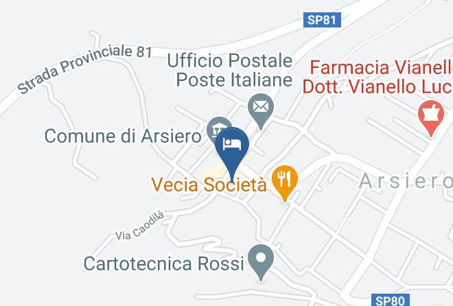 Vicenza - Albergo Ristorante Italia Risorta Maps