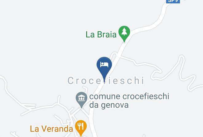 Genoa - Albergo Ristorante La Braia Maps
