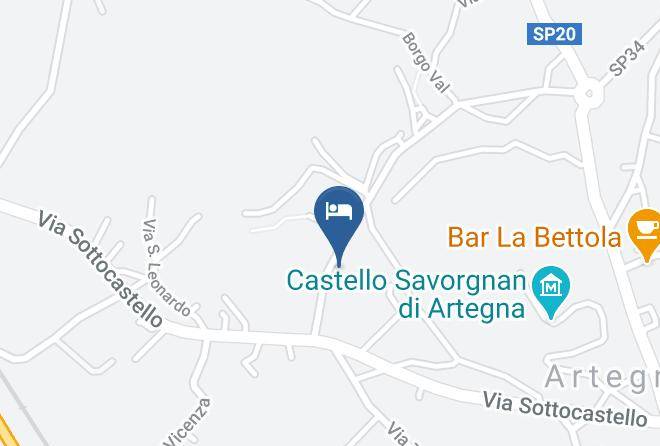 Udine - Albergo Ristorante La' Di Copet Maps
