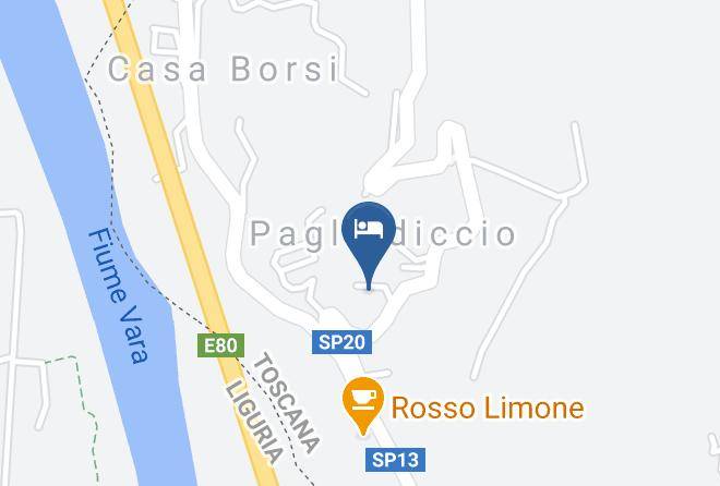 Massa Carrara - Albergo Ristorante La Greppia Maps