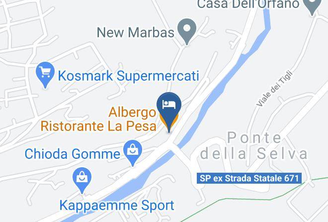 Bergamo - Albergo Ristorante La Pesa Maps