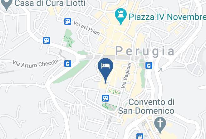 Perugia - Albergo Ristorante La Rosetta Maps