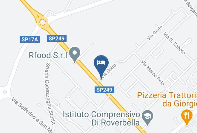 Albergo Ristorante La Rovere Map