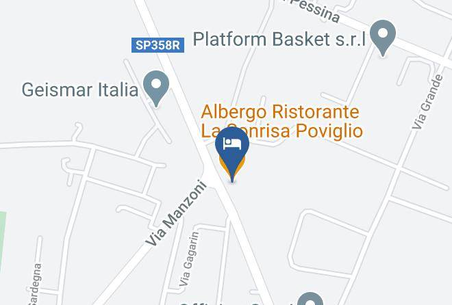 Reggio Emilia - Albergo Ristorante La Sonrisa Poviglio Maps