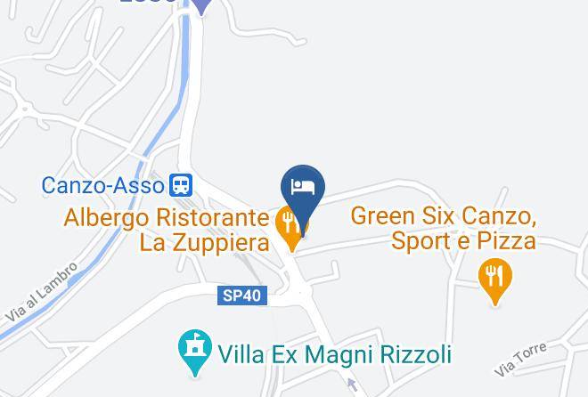Como - Locanda La Zuppiera Maps